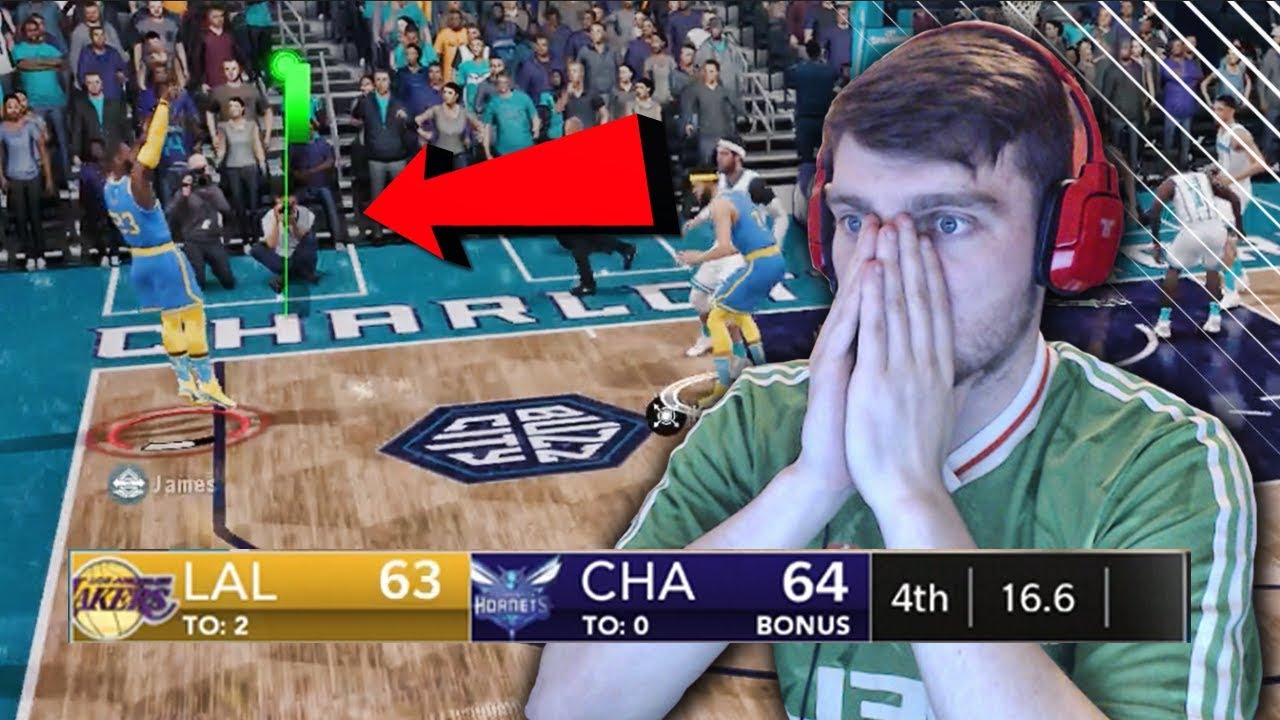 i played NBA Live 19 online and this happened.... (5v5)