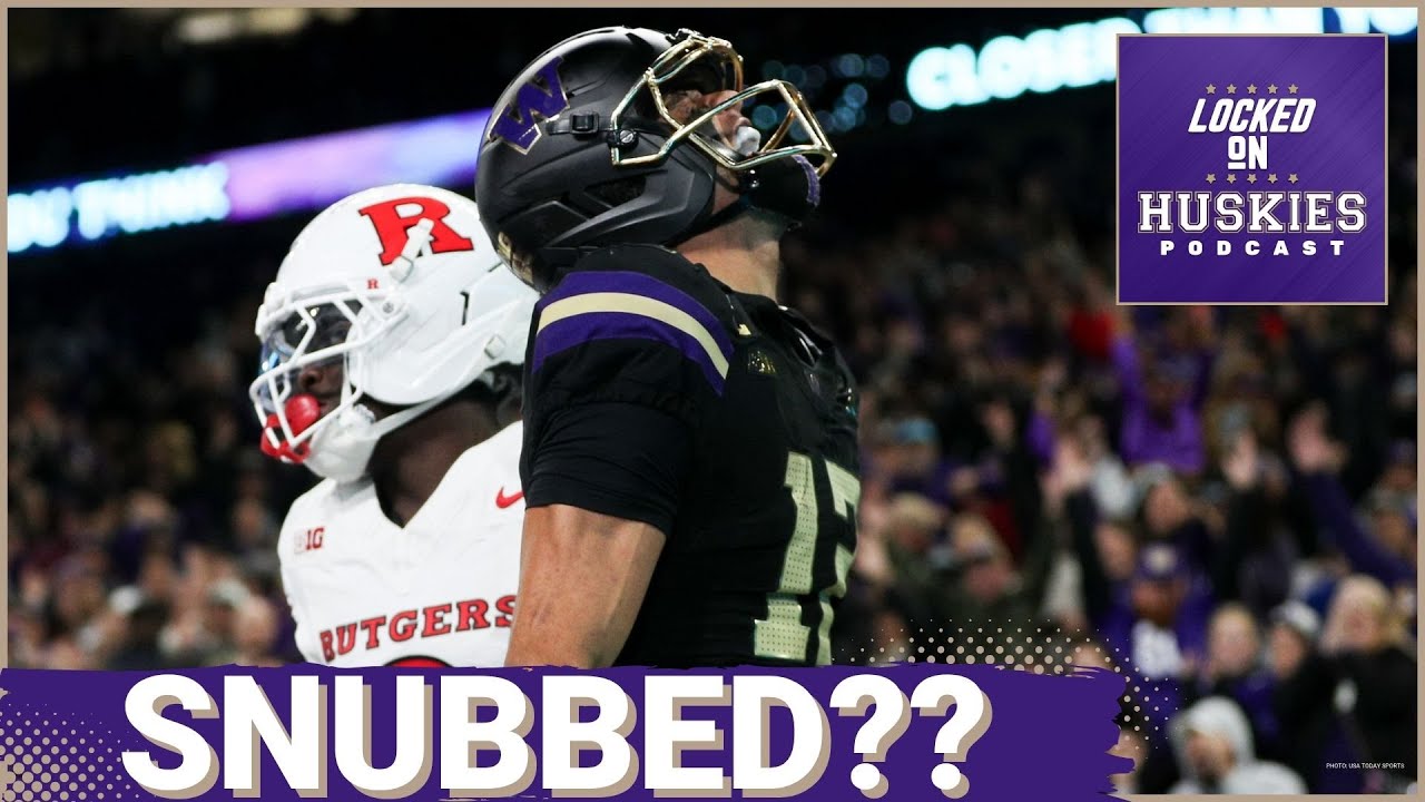 SNUBBED: Washington Huskies DESERVE To Be Ranked | College Football's Most UNDERRATED Team?