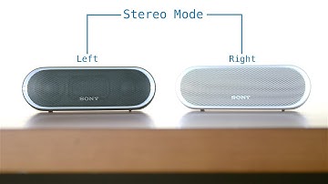 How to: Set Stereo Pairing on Sony Speakers With Sound Demo