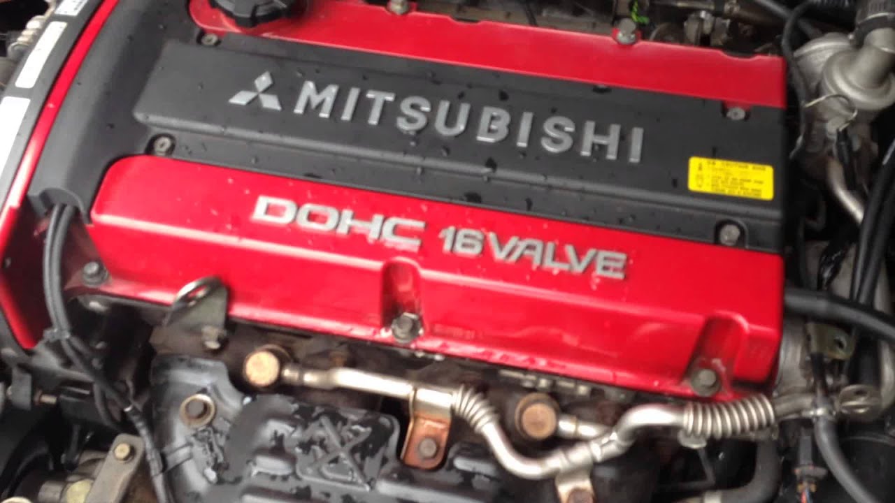 4g63 converted mirage/lancer idle YouTube