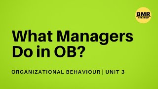 Celebrity What is Organizational Behavior-What Managers Do--BMR-UNIT 3 Net Worth