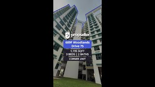 689F Woodlands Drive 75 | 3 Bedrooms | 1195 sqft