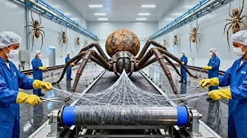 Inside the Spider Silk Factory: From Web to Luxury Fashion (Full Process)