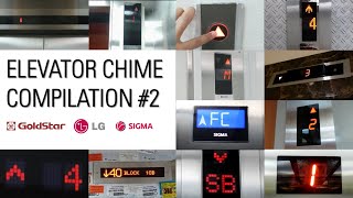 Elevator Chime Compilation #2 - GoldStar, LG and SIGMA