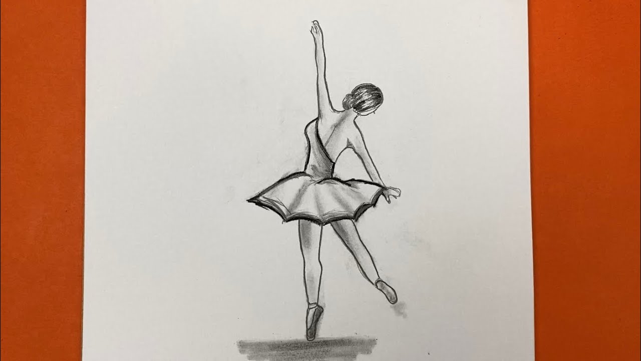 Balerin Kız Çizimi Kolay Çizimler Karakalem How To Draw A Ballerina ...