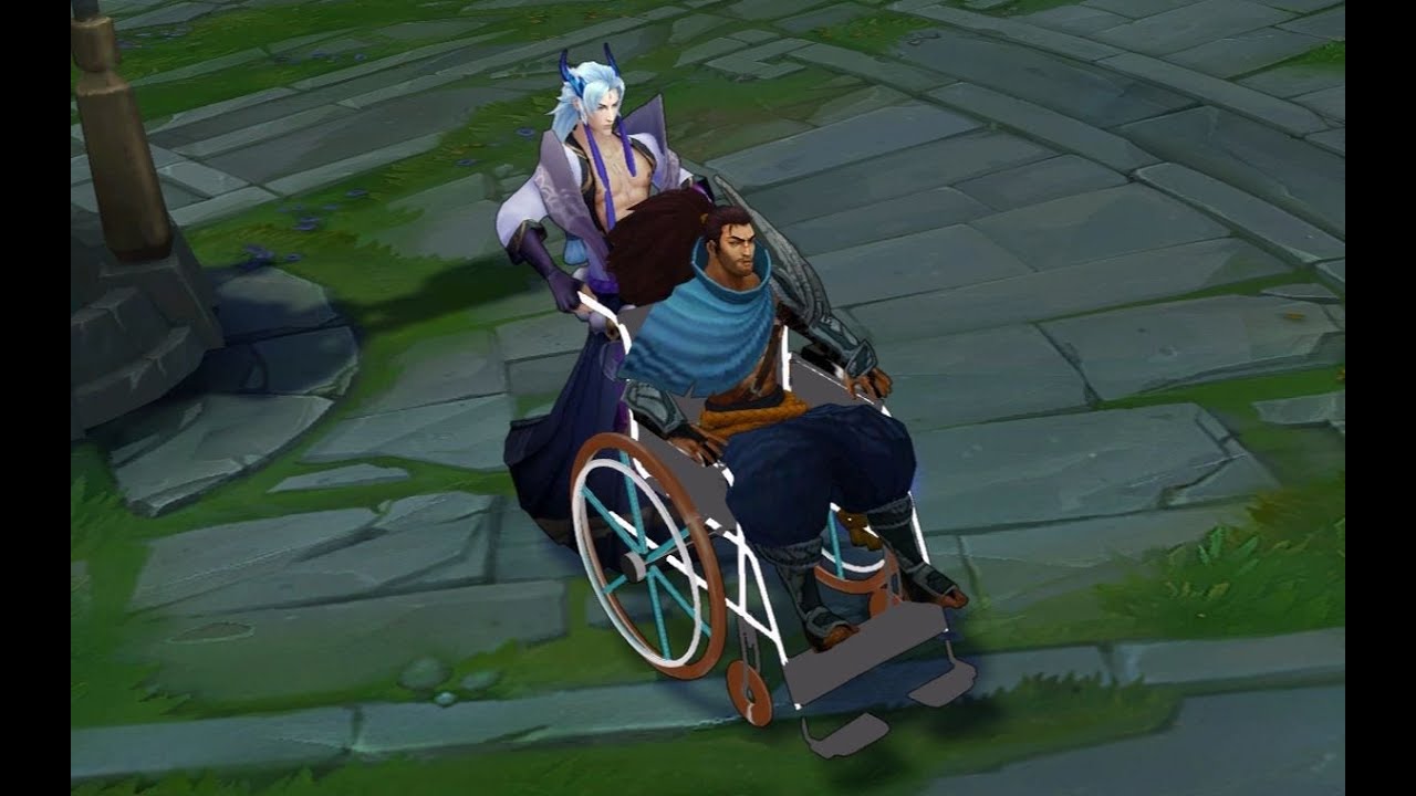 Wheelchair Yasuo Custom Skin Spotlight - Download - League of Legends [4K]  