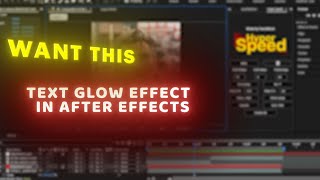 Want This Red Text Glow Effect in After Effects | after effects tutorial