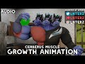 Cerberus muscle growth animation short version