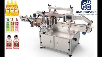 3 side Glass Bottle Labeling Machine