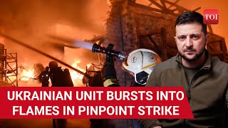 Russia's Pinpoint Strike Burns Ukrainian Unit; Kyiv's Giant UAV Warehouse Gutted In Kharkiv