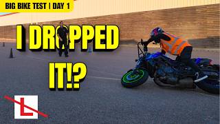 Ich habe die MT-07 hingelegt! 😱 | Motorrad-Führerschein: Tag 1