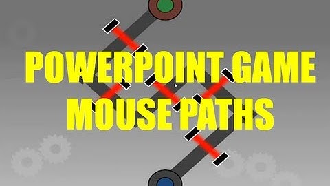 Mouse Paths The Return Trailer - PowerPoint 2007 Game