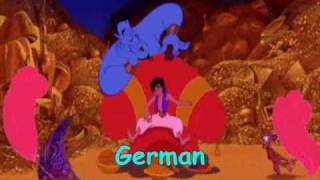 Aladdin - Never had a friend like me (multilanguage)