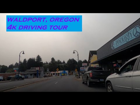 Waldport, Oregon | 4k Driving Tour | Oregon Coast