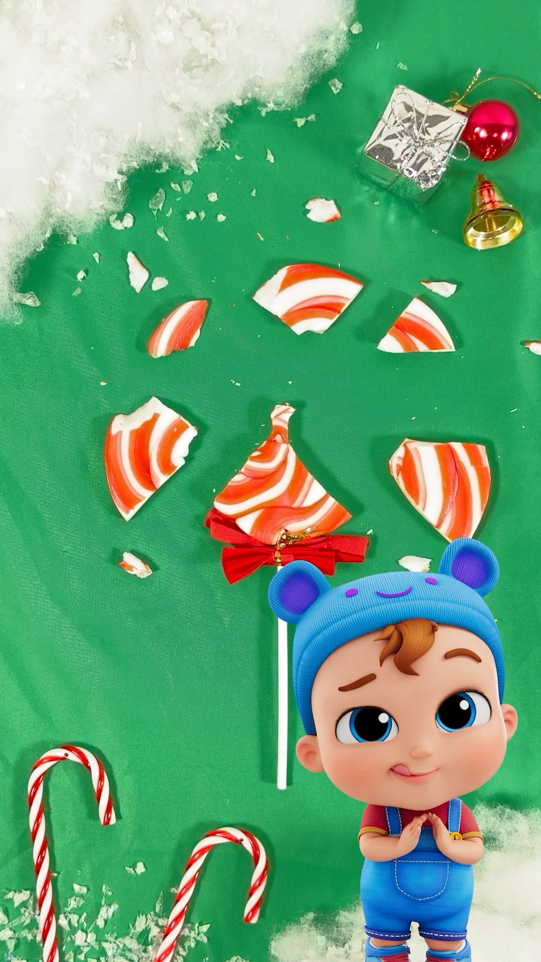 Fix Baby John's Broken Christmas Lollipop!? ? #shorts #christmas #littleangel