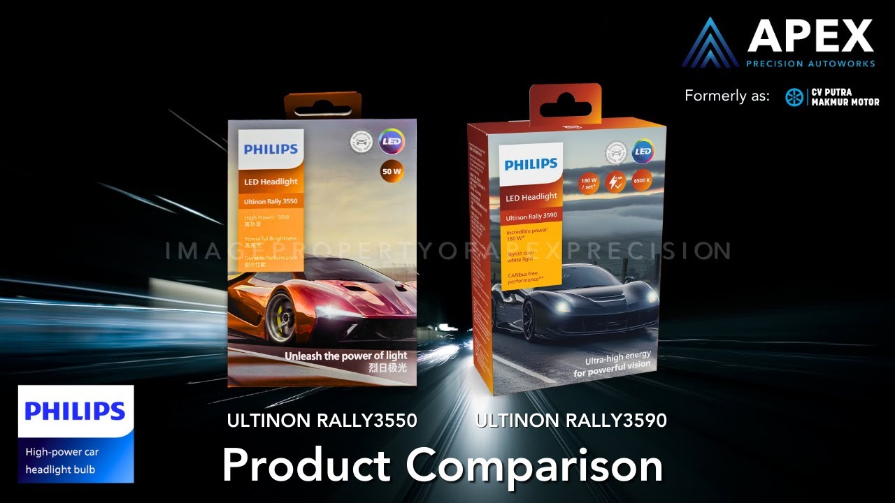 Perbandingan ULTINON RALLY3550 dengan ULTINON RALLY3590