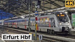 Erfurt Hbf 30.08.2025 - Früher Morgen mit ICE, RE, RB & Güterverkehr