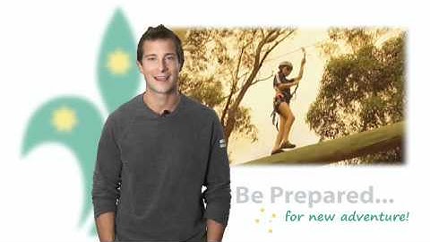 Bear Grylls encourages youth to take up scouting at Scouts Australia
