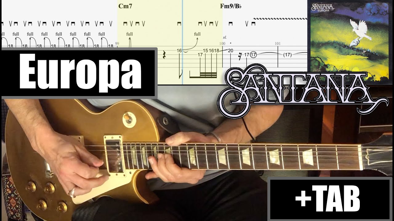 Europa Santana Full Cover + TAB YouTube