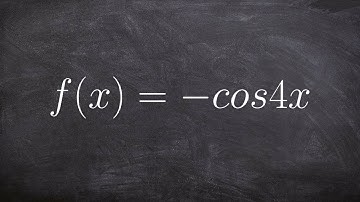 Graphing a Cosine Graph with a Reflection