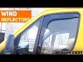 How to install Wind deflectors on Sprinter Panel Van