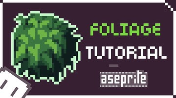 QUICK & EASY - Pixel Art Foliage Tutorial