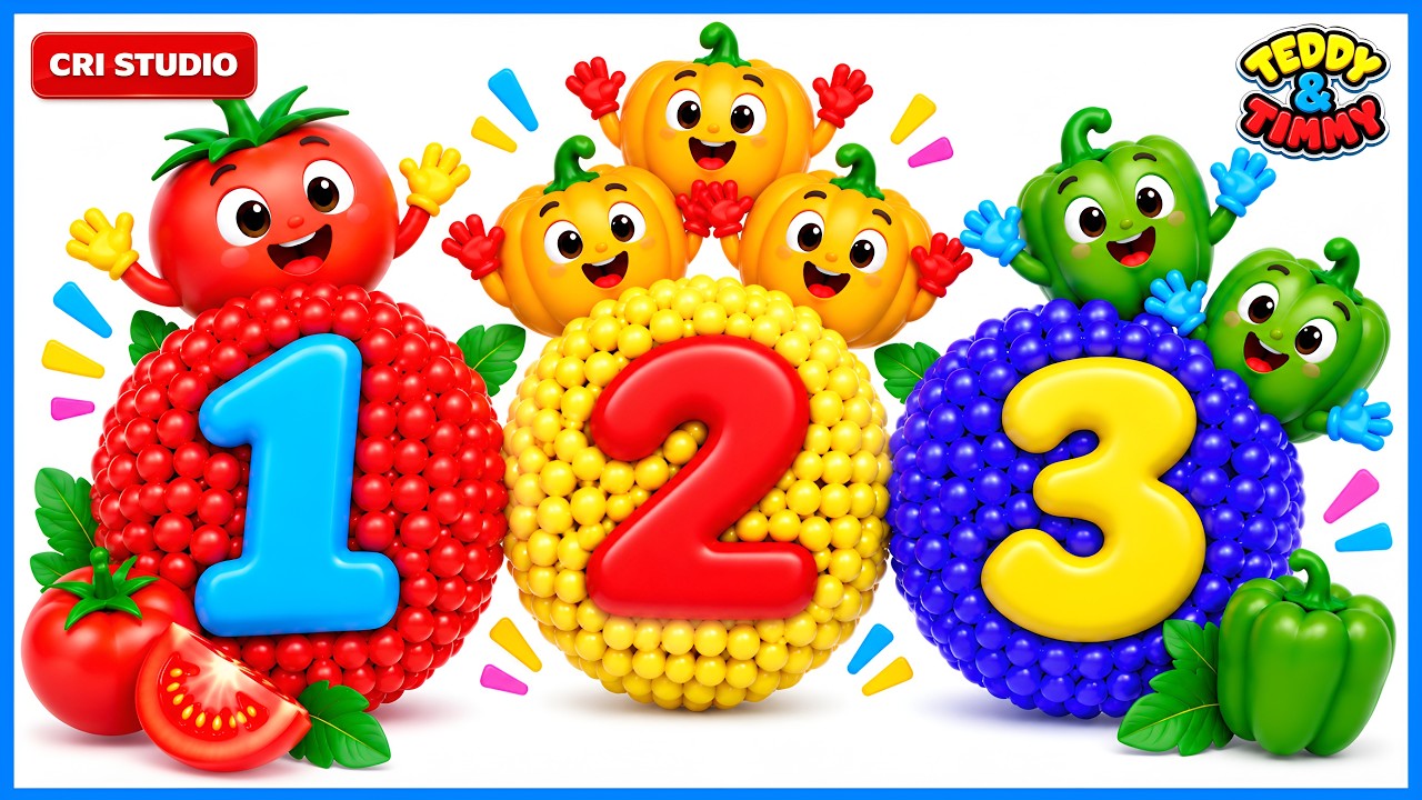 1 To 10 Number Names | 123 Number Song | Counting for Kids | Learn to Count Video