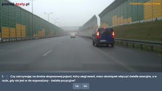 Czy zatrzymując na drodze ekspresowej pojazd, który uległ awarii, masz obowiązek włączyć światła