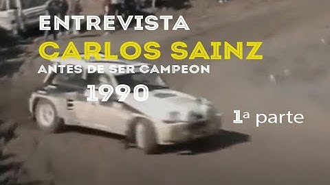 Entrevista a Carlos Sainz (1990 Parte 1)
