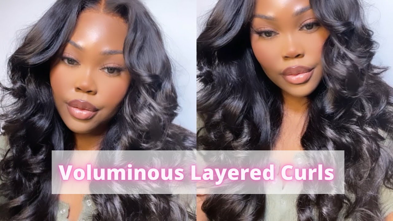 BEST 5*5 Closure HD wig! + Layered Curls Tutorial ft Unice Hair
