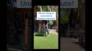 #concretemixer #howtomixconcrete #mudmixer #offgrid #diytools #fence #stucco #deckmud #manualmixer