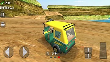 Offroad Auto Rickshaw Driving Simulator - Crazy Tuk Tuk Driver Game - Android GamePlay