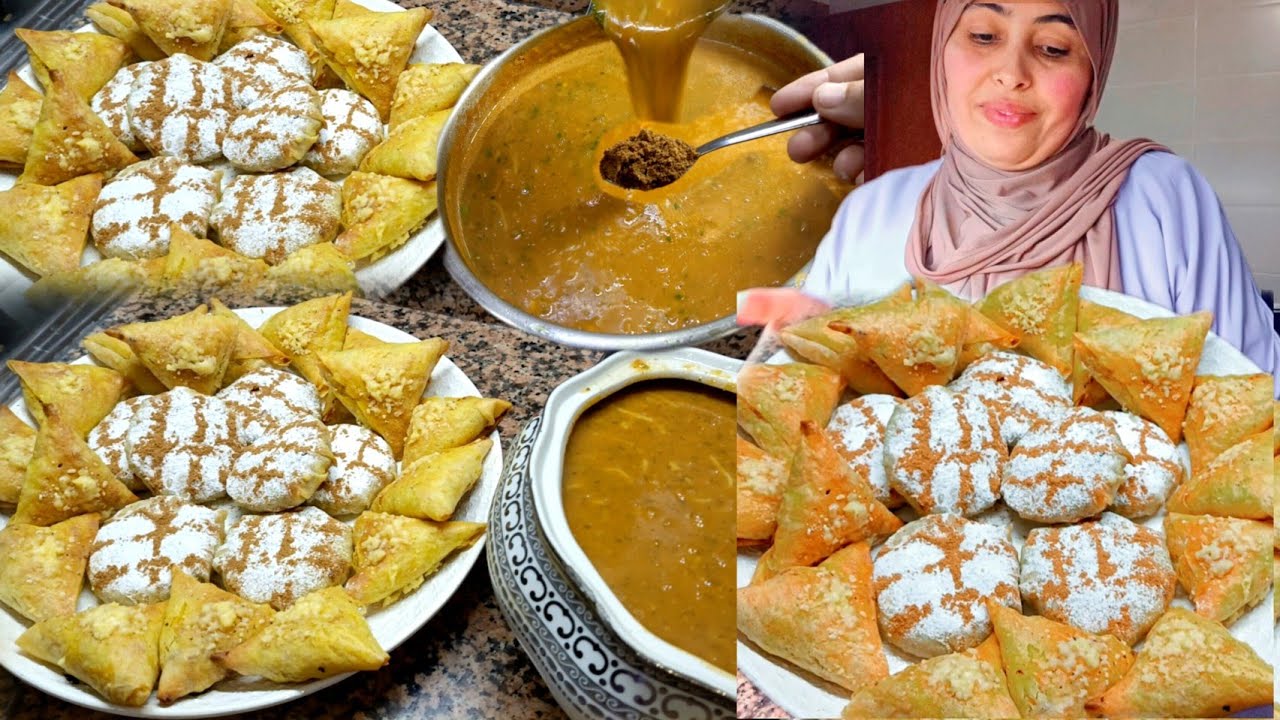 فطور رمضان سهل اقتصادي بربع دجاجة خرجت منها المالح والحلو وحريرة وجدية دايزة الكلام