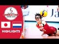 JAPAN vs. NETHERLANDS - Highlights | Women's Volleyball World Cup 2019