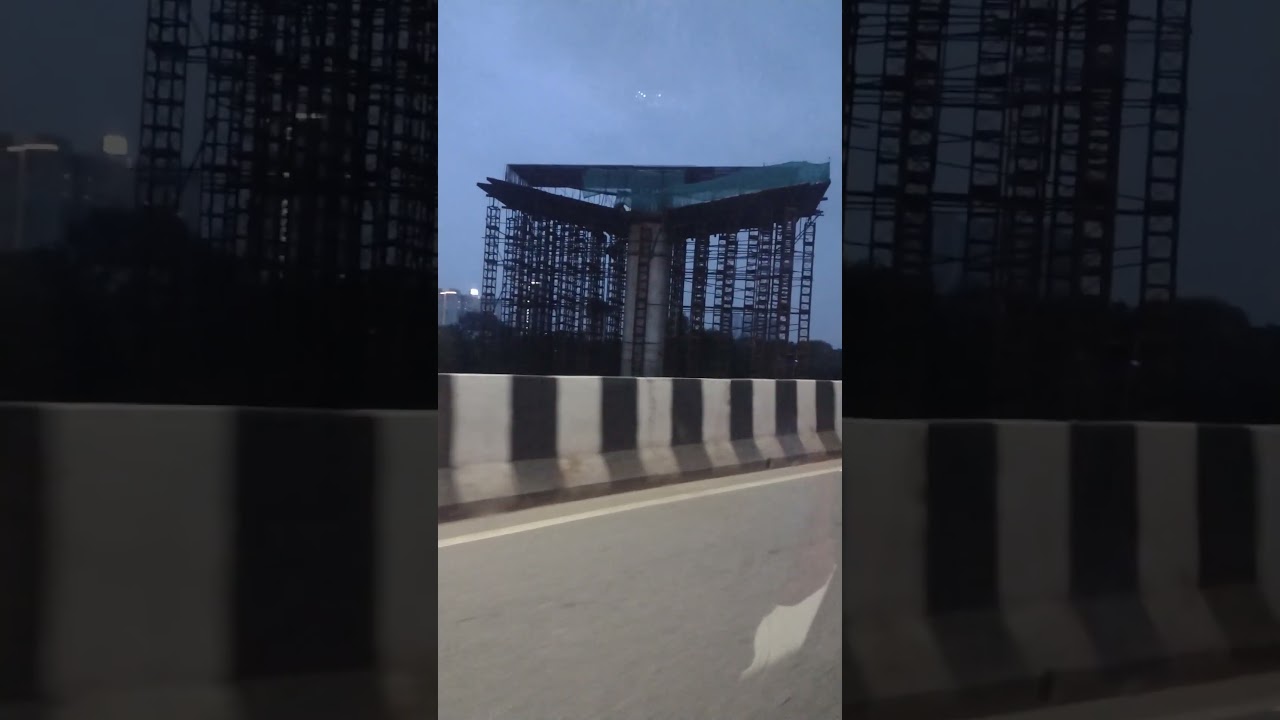 Noida electronic City to Sahibabad Delhi Metro construction update