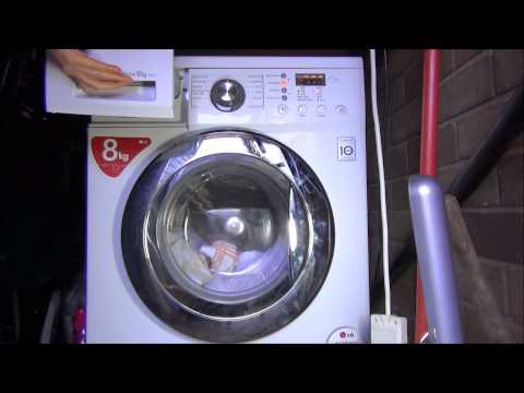 LG F1222TD Washing Machine : Cotton 95 Mini Load, load and start (1/9)