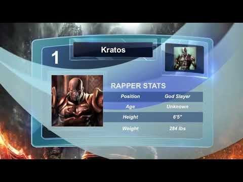 kratos vs dante source rap battle remastered