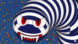 Worms zone io worms zone magic game play snake game saamp wala game #cacingbesar #wormszoneio screenshot 2