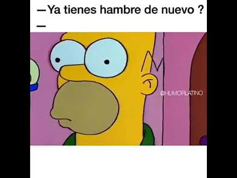 Homero tiene hambre - YouTube