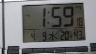 温湿度計付き電波時計NR529S昼間電波弱い