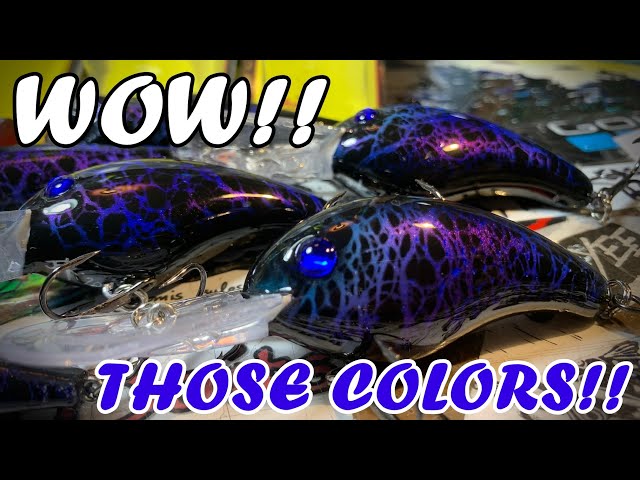 How to paint the crackle effect, on a crank bait body 