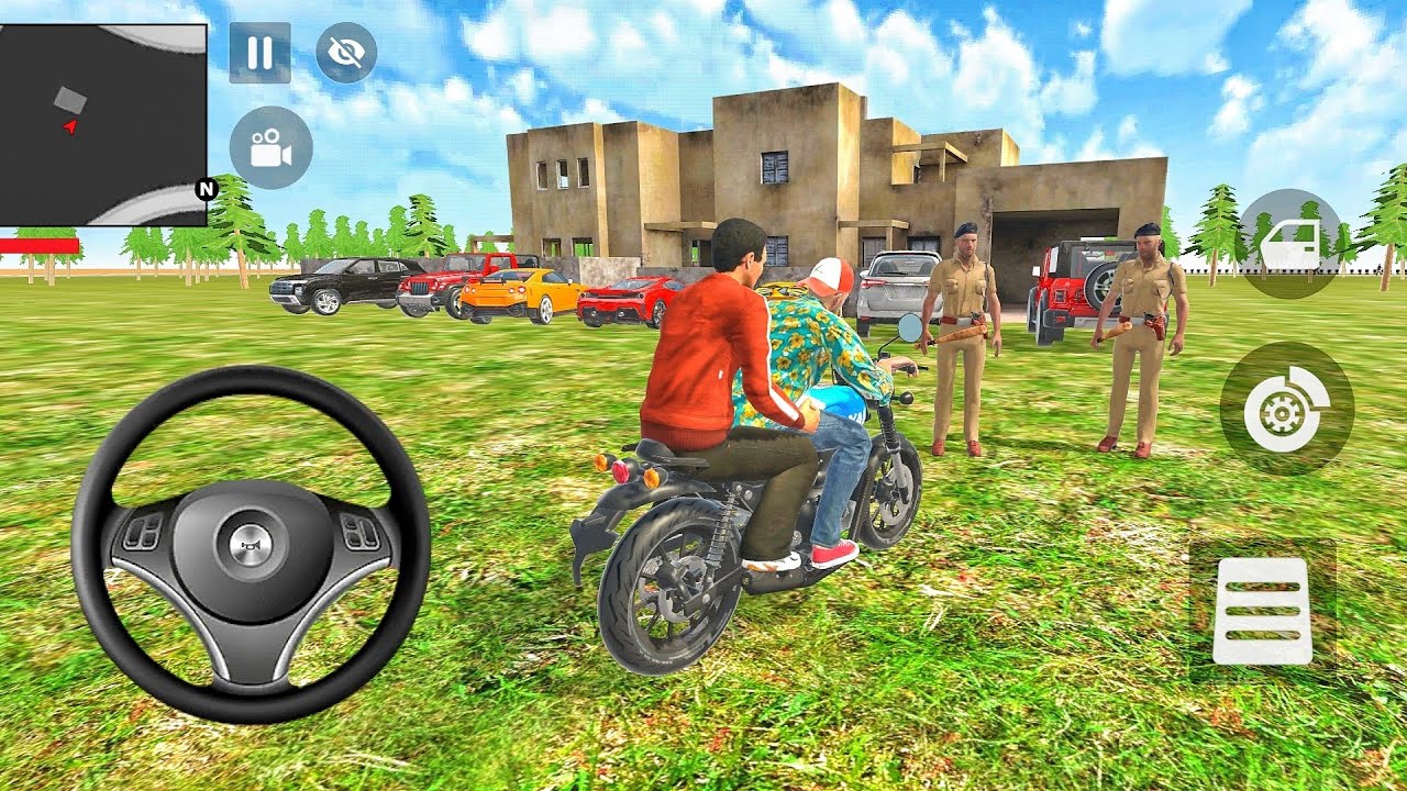 what is happening 😱near the haunted house 😱 Franklin's with papa game play 😯bike driving and car 🚗 