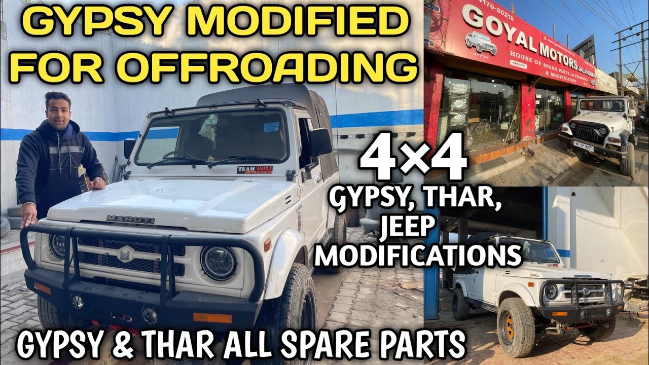 Modified Gypsy in Jalandhar, Punjab Gypsy Modifications & Spare Parts in Punjab 🔥