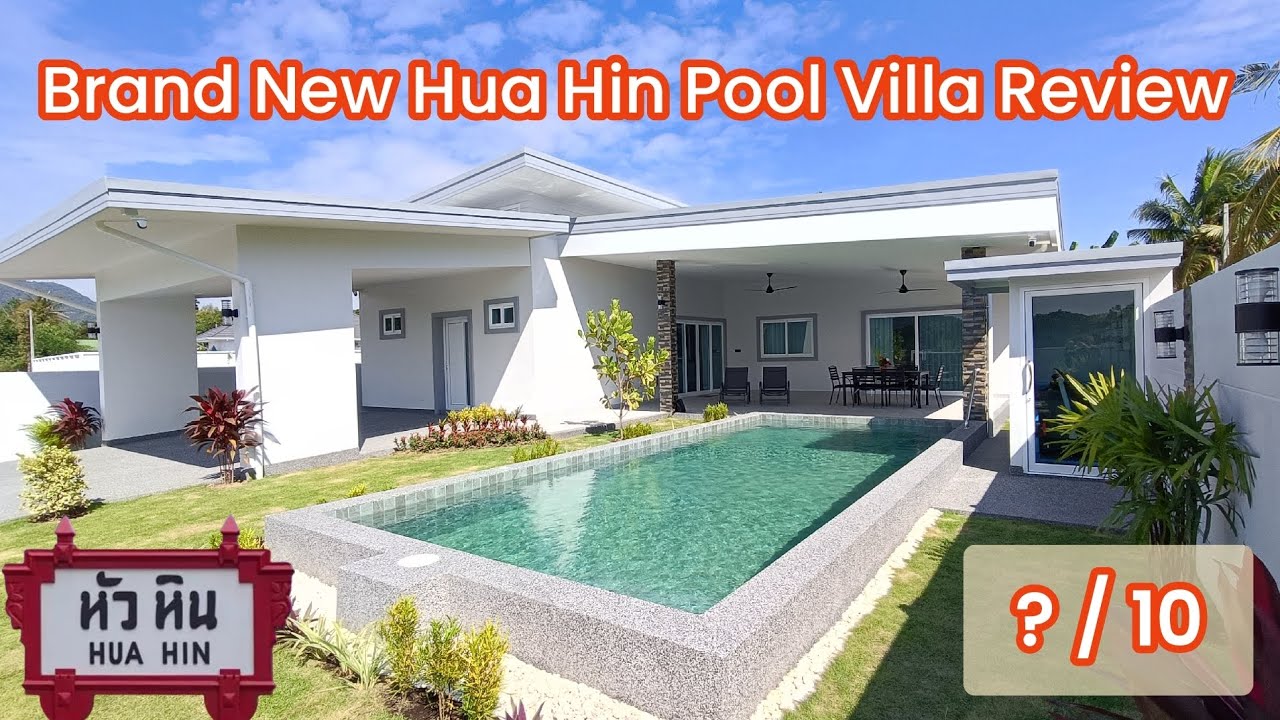 Hua Hin’s Highest-Rated Pool Villa Yet! | Black Mountain – Modern, Private, Stunning Views!