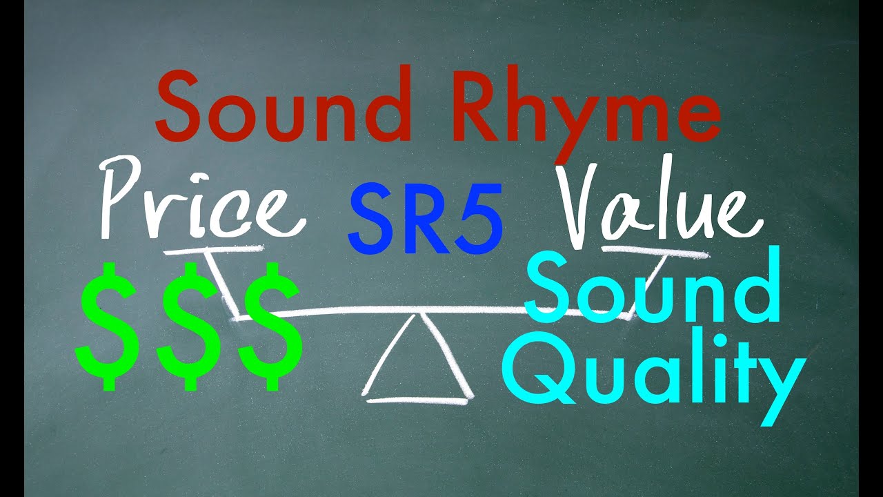 Sound Rhyme SR5 Why Don't You Have One Yet? - YouTube