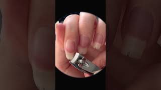 Easy natural nail shaping from square nails to almond nails | Nail shaping and filing tutorial