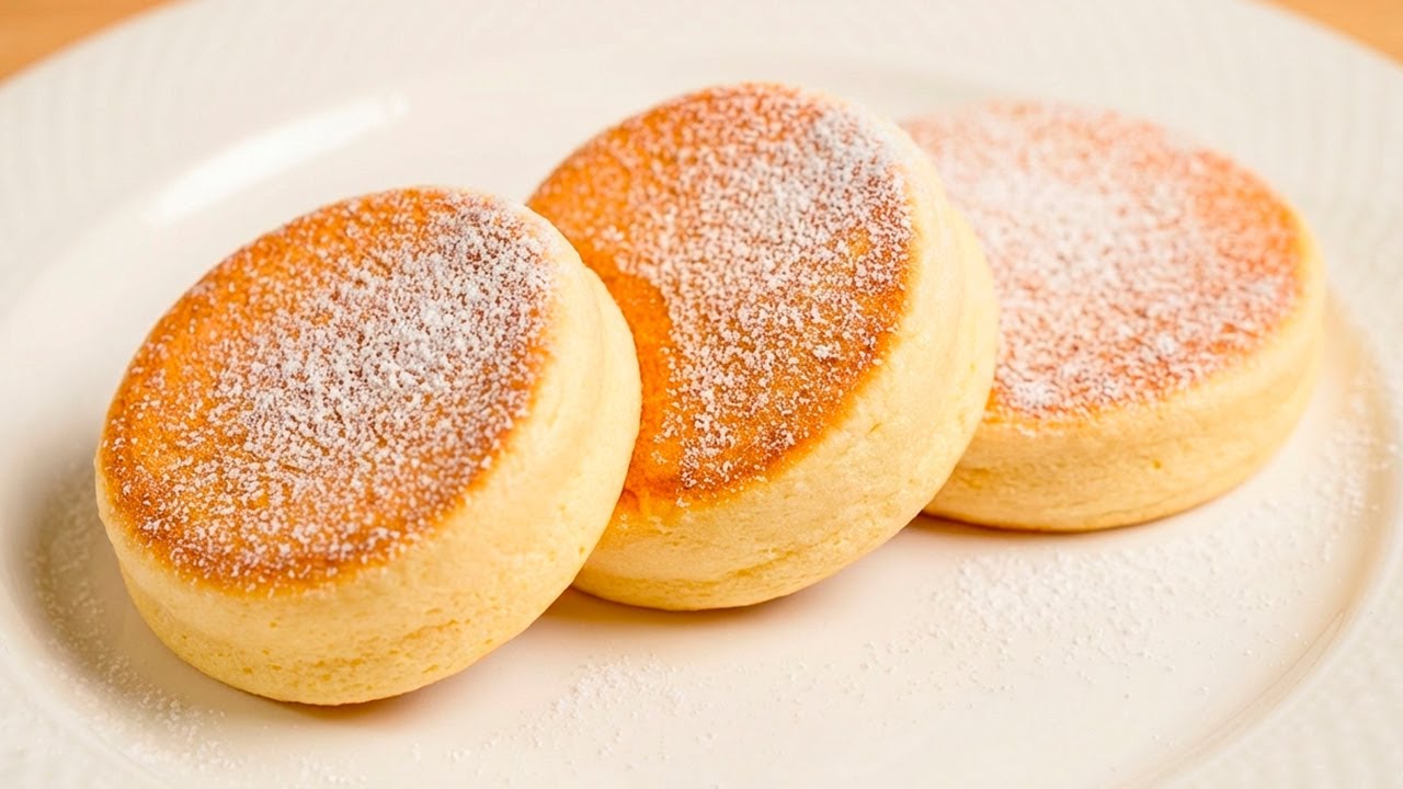 Verwandle 2 Eier in fluffige japanische Soufflé-Pancakes! 🥞