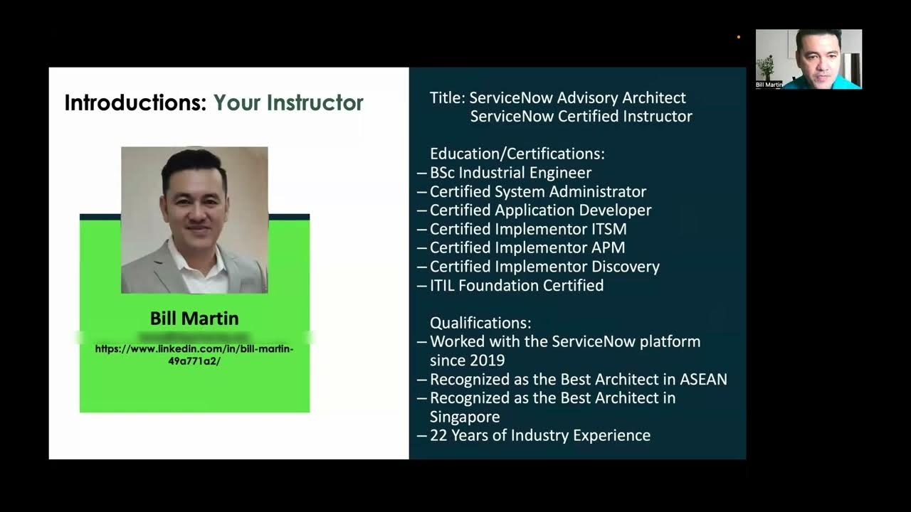 ServiceNow Scripting and Development Full Course: Know Your Instructor ...