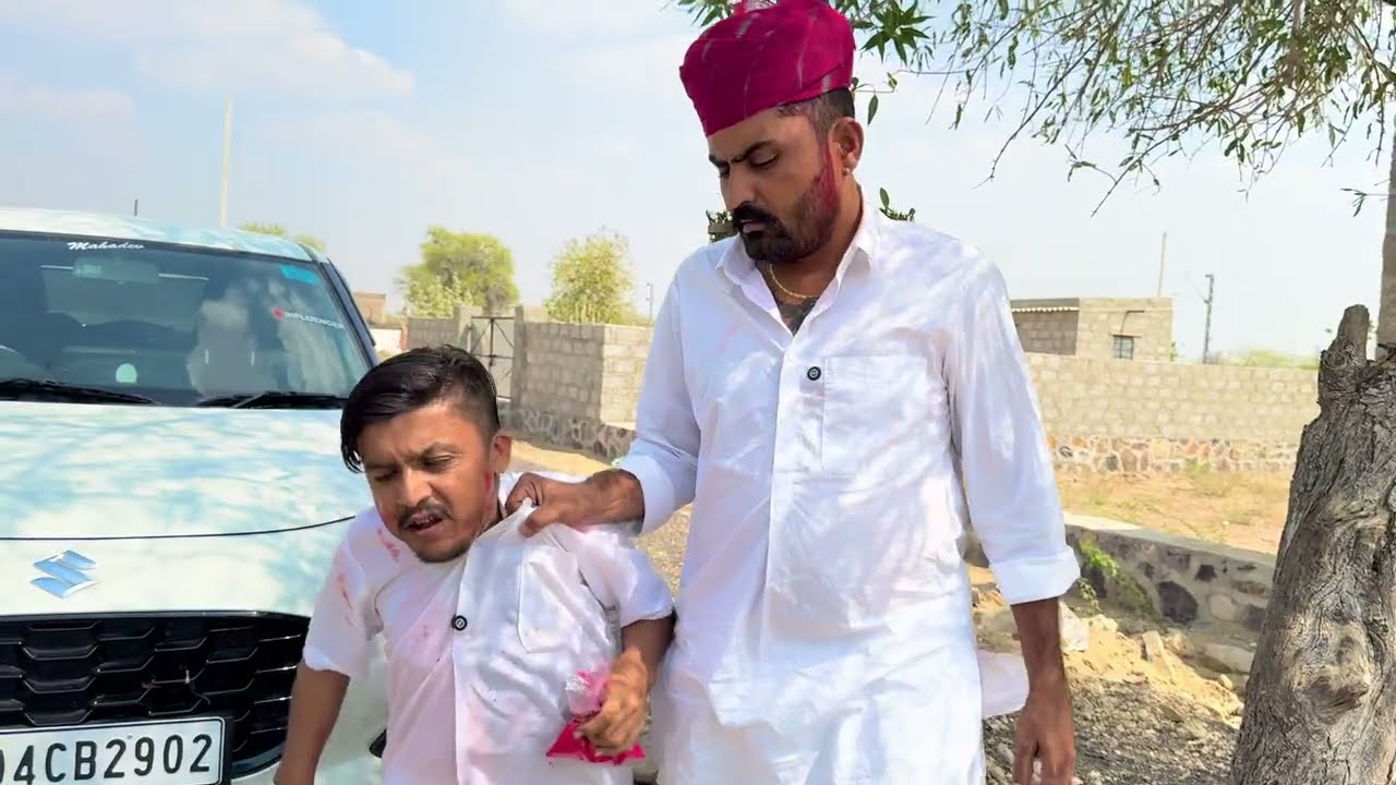 भाभी के साथ होली || पुरखे के पड़ी महंगी || Rajasthani Comedy || Purkhoji Comedy 