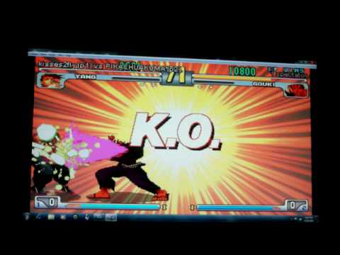 GGPO STREET FIGHTER III 3rd STRIKE MATCHES JR RODRIGUEZ ( AKUMA ) VS kisses2fly ( YANG ) VIDEO 3
